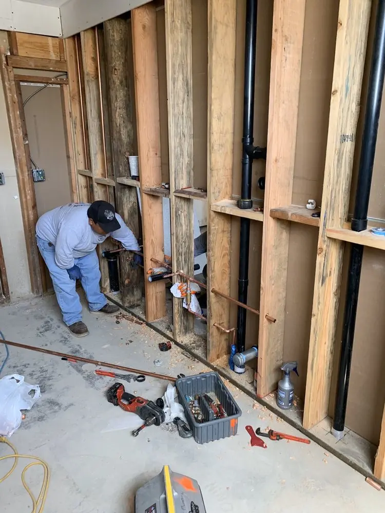 Commercial rough-in plumbing for Water Heater Replacement in Tifton